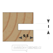 IGM M122 Fréza na drážkovanie dosiek - D31,8x3 H9,55 L62 S=8 HW Náhľad