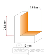 IGM F049 Velká falcovací fréza - H16 D50,8x28,3 L87 S=12 HW Náhled