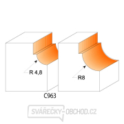 CMT C963 Zaobľovacia fréza konvexná - R4,8 D25,4x11,5 S=8 HW Náhľad