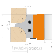 CMT Zaobľovacia fréza R15-R20 MAN - D132 d30 Z2 ALU Náhľad