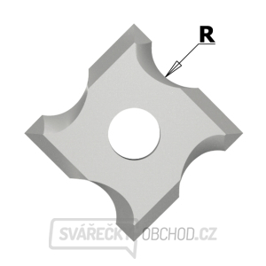 IGM N034 Žiletka s tvrdým kovovým rádiusom - R1,5 mm MDF+ gallery main image