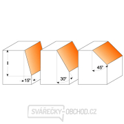 CMT C704 Kuželová fréza - 45° D 25x8 L41 S=6 HW Náhľad