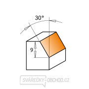 CMT C909 Kombinovaná fréza - 30° D27x9 S=8 HW Náhľad