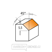 CMT C910 Kombinovaná fréza - 45° D27x5,5 S=8 HW Náhľad