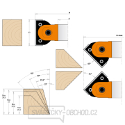 CMT uhlovo nastaviteľná fréza MAN - D120x40 d30 Z2 ALU Náhľad