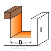 CMT C901 Dlabací a srovnávací fréza - D12,7x19 S=8 HW Náhled