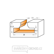 CMT C950.6 HW fréza na valcové drážky - D28x13,5 d11 S=12 Náhľad