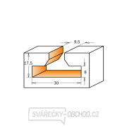 CMT C950.6 HW fréza na valcové drážky - D30x17,5 d9,5 S=12 Náhľad