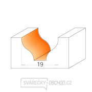 CMT C965 Profilová fréza - R2 D12,7x8 d4 S=8 HW Náhľad