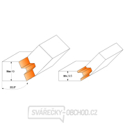 CMT C955 Fréza na kĺby 22,50-45° - D37,3x22,2 22,5° S=8 HW Náhľad