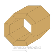 CMT C955 Fréza na kĺby 22,50-45° - D37,3x22,2 22,5° S=8 HW Náhľad