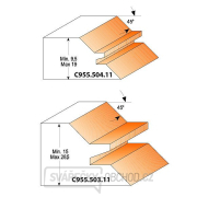 CMT C955 Fréza na spoje 90° - D50,8x22,2 45° S=12 HW Náhľad