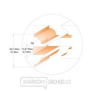 CMT Súprava na rezanie dverí 2ks, S=12 HW Náhľad