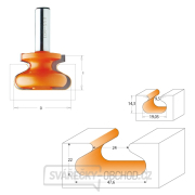 CMT C955 Fréza na rukojeti - D19,05x19,05 R2,4-4,76 S=8 HW Náhled
