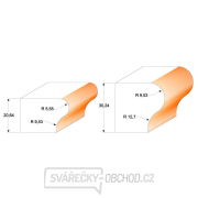 CMT C955 Fréza na prahy - R5,5+12,7 D38,1x35 S=12 HW Náhľad