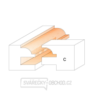 CMT C991 Sada fréz na výplňový rám - D44,4 t18-22 profil C S=12 HW Náhľad