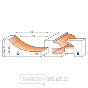 CMT Sada fréz na rámy a výplne - 3ks profil D+B S=12 HW Náhľad