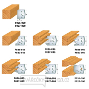 IGM Univerzálna sada na frézovanie dverí 7 kusov MAN - D120x40-50 d30 STEEL Náhľad