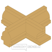 CMT C955 Fréza na sklenené dverné priečky CMT - D22 I19 R10 profil B S=8 HW Náhľad