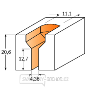 CMT C913 Fréza na skrutky - D11,1x20,6 d4,36x12,7 S=8 HW Náhľad