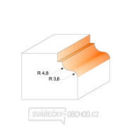 CMT C946 Profilová fréza s ložiskom - R4,8-3,6 D34,2x13 S=8 HW Náhľad