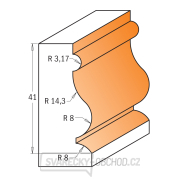 CMT C955.902 Viacprofilová fréza s ložiskom - D27x41 S=12 HW Náhľad