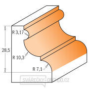 CMT C956 Viacprofilová fréza s ložiskom - D47,5x28,5 S=12 HW Náhľad