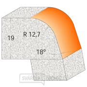 CMT C966 Fréza so zaoblenými hranami pre umývadlá CORIAN - R12,7 D50,8 I25,4 S=12 Náhľad