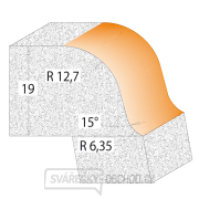 CMT C980 Fréza so zaoblenými hranami pre umývadlá CORIAN - R6,35-12,7 D54 S=12 Náhľad