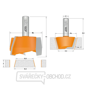 CMT C981 Čistiaca súprava pre CORIAN 2ks, S=12mm,D=47,5mm gallery main image