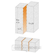 CMT C981 Vlnitá fréza pre CORIAN - R4,36 D15,87x51 S=12 Náhľad