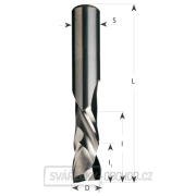 IGM 190 Drážkovací spirálová fréza pozitivně-negativní HWM - D16x55 L110 S=16 Z2+2 Náhled