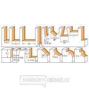 CMT Super sada nožov - 15ks S=8 HW Náhľad