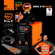 PANTERMAX MMA215pulzný invertor MMA/TIG zváračka SET 3 SUPER MOŽNOSTI Edition Náhľad