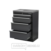 Dílenská skříňka s nerezovou pracovní deskou Matabro SET-CA01059 | 4 šuplíky | 680x465x950 mm Náhled