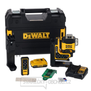 Zelený multiline laser 3x360 DeWALT DCLE34035D1 18V XR s diaľkovým ovládaním, 2Ah aku gallery main image