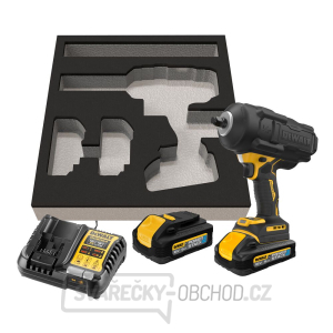 AKU rázový uťahovák s veľkým momentom DeWALT DCF961H2G 18V, 2x5Ah, nabíjačka, PUR gallery main image