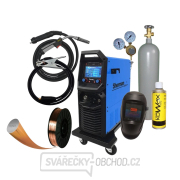 Synergický invertorový zvárací stroj DIGIMIG 351 COMBO PULSE LCD + Horák + Káble + Kukla + Fľaša Co2 plná+ Red. Ventil... gallery main image