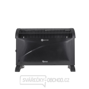 Černý konvektor s termostatem 2000W (1) Náhled