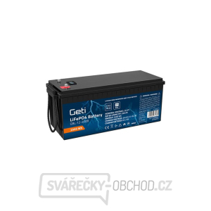 Baterie LiFePO4 12,8V 200Ah GETI GBL-12-200B Bluetooth+displej gallery main image