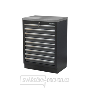 Matabro SET-CA01065, Dílenská skříňka s nerezovou pracovní deskou | 9 šuplíků | 680x465x950 mm Náhled