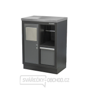 Matabro SET-CA01067, Dílenská skříňka s nerezovou pracovní deskou | na odpadky | 680x465x950 mm Náhled