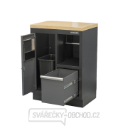 Matabro SET-CA01066, Dílenská skříňka s dřevěnou pracovní deskou | na odpadky | 680x465x950 mm Náhled