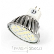 LED bodové svetlo, závit MR16, 3W, 3300K, 12V, 20SMD gallery main image