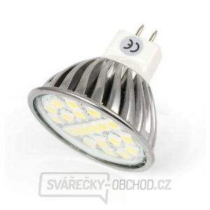 LED bodové svetlo, závit MR16, 3W, 3300K, 12V, 20SMD gallery main image