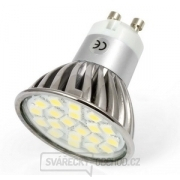 LED bodové svetlo, závit GU10, 3W, 3300K, 20SMD, 220V gallery main image