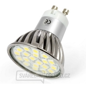 LED bodové svetlo, závit GU10, 3W, 3300K, 20SMD, 220V gallery main image